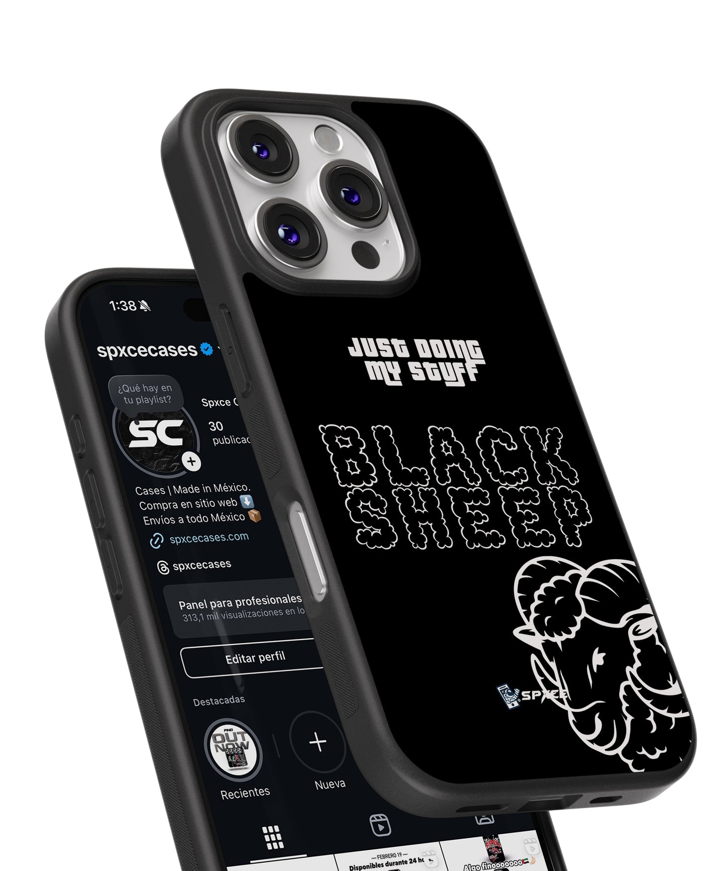 Funda Case Dreamer Hats Black Sheep
