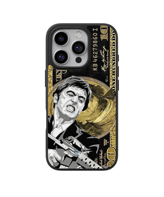 Funda Case Scaface Gold Dollar