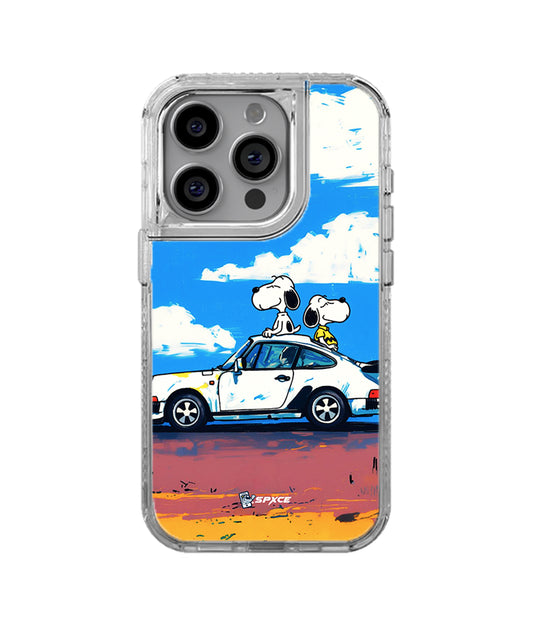 Funda Case Uso Rudo Snoopy See Me In A Porsche