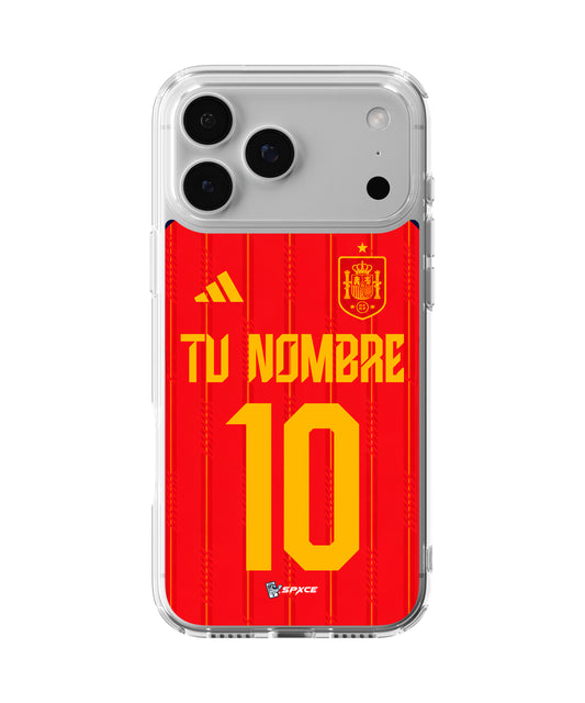 Funda Case Uso Rudo Jersey Selección España 2026 Personalizada