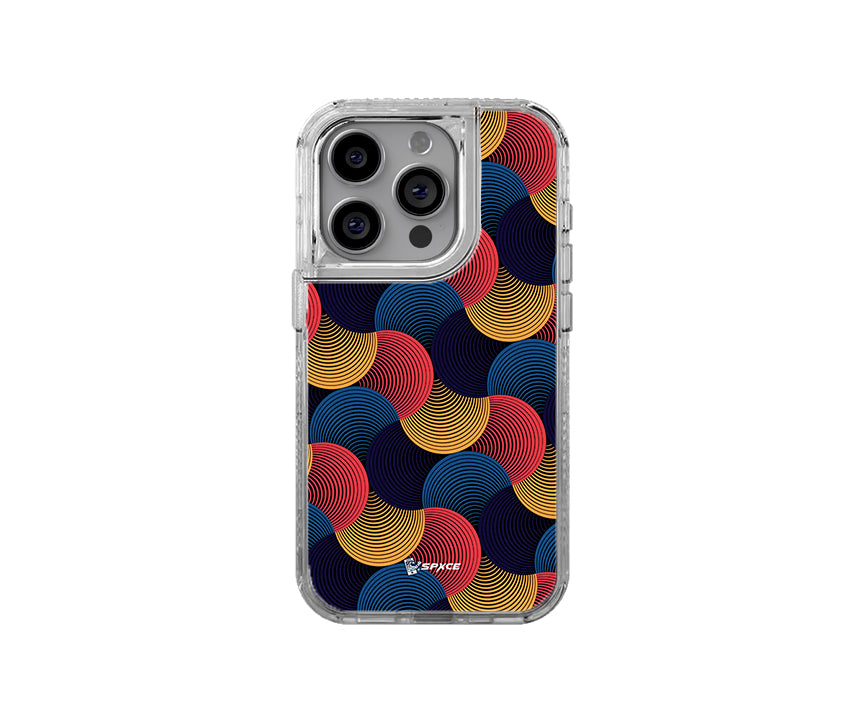 Funda Case Waves Red and blue