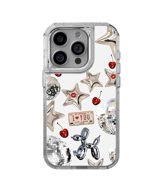 Funda Case Uso Rudo White Disco Party