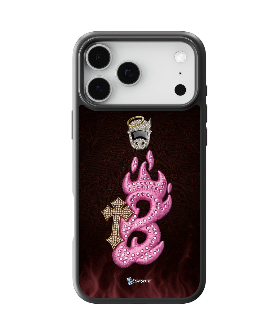 Funda Case Barbas Hats "B Cross Pink"