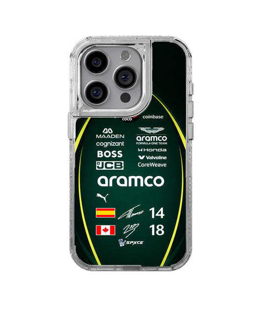 Funda Case Uso Rudo Team Aston Martin 2026 F1