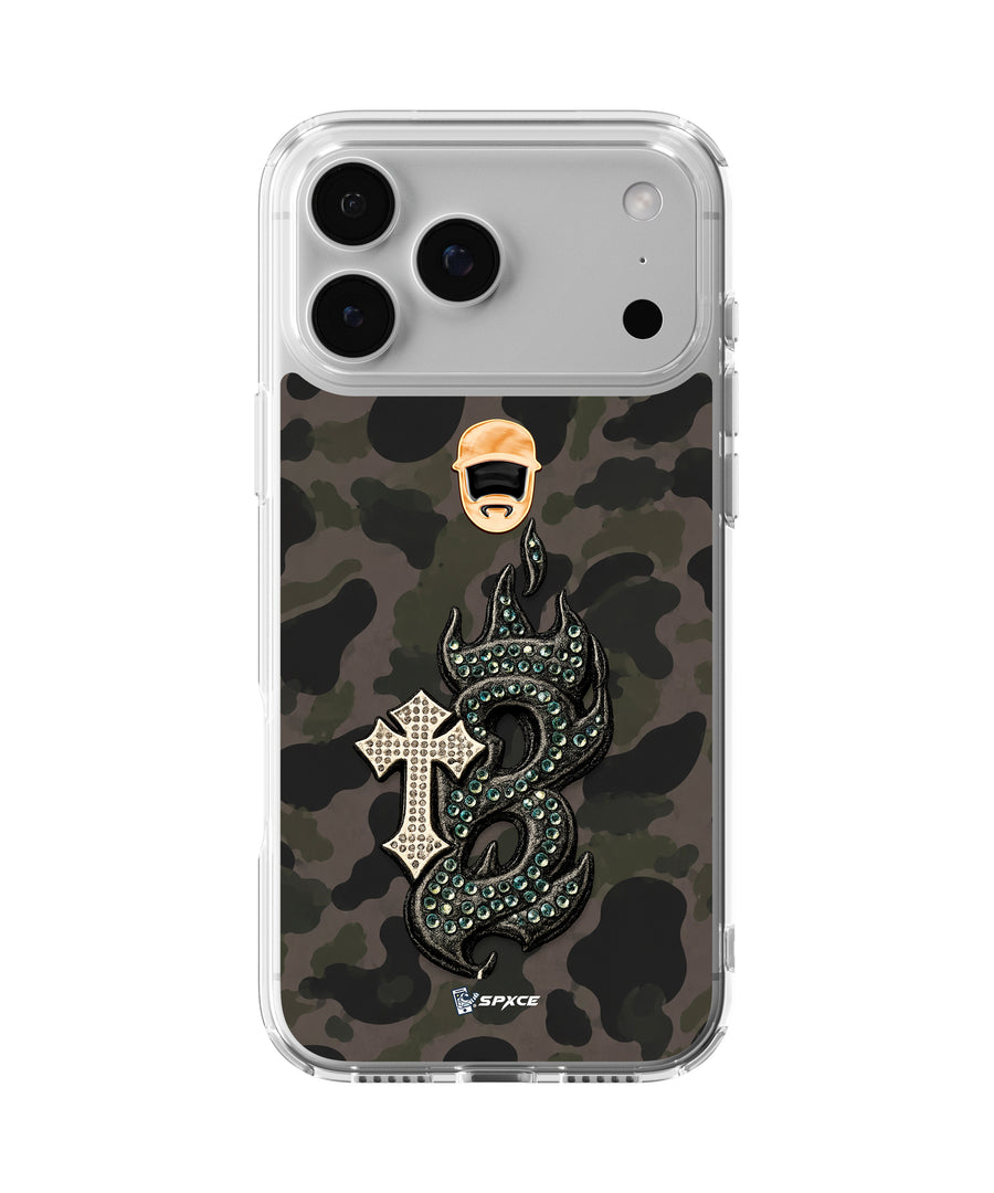 Funda Case Uso Rudo Barbas Hats "B Cross Cammo"
