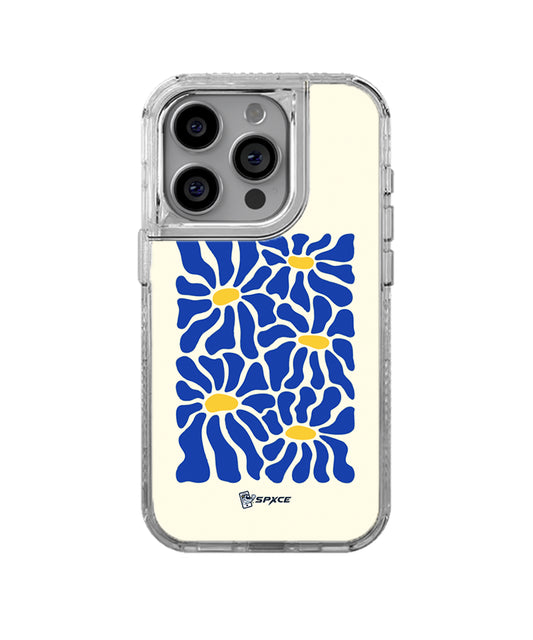 Funda Case Uso Rudo Blue flowers