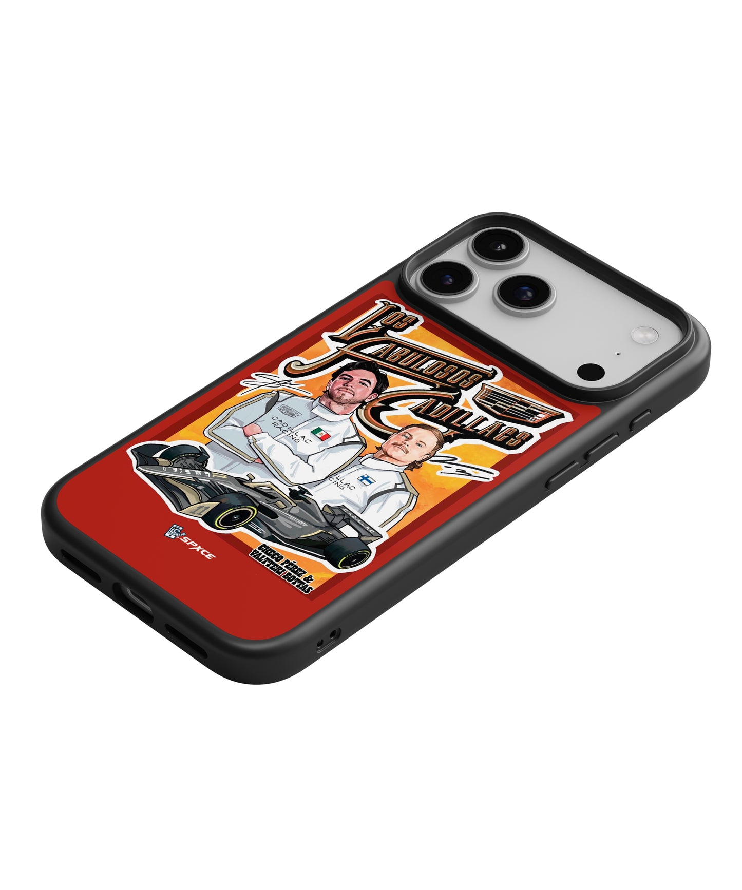 Funda Case Fabulosos Cadillacs Team F1 Checo Pérez X Valtteri Bottas