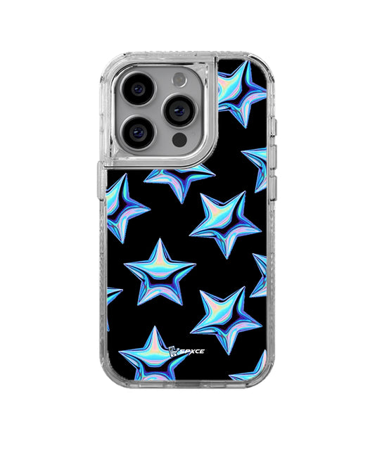 Funda Case Uso Rudo Chrome Blue Stars