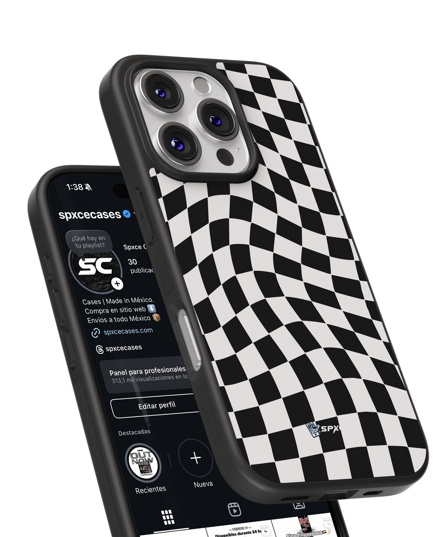 Funda Case Black Squares