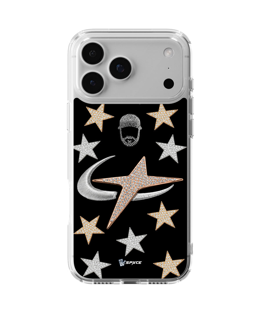 Funda Case Uso Rudo Barbas Hats x CT "Galaxy Gold "24k"