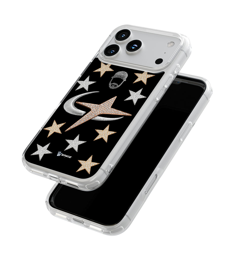 Funda Case Uso Rudo Barbas Hats x CT "Galaxy Gold "24k"