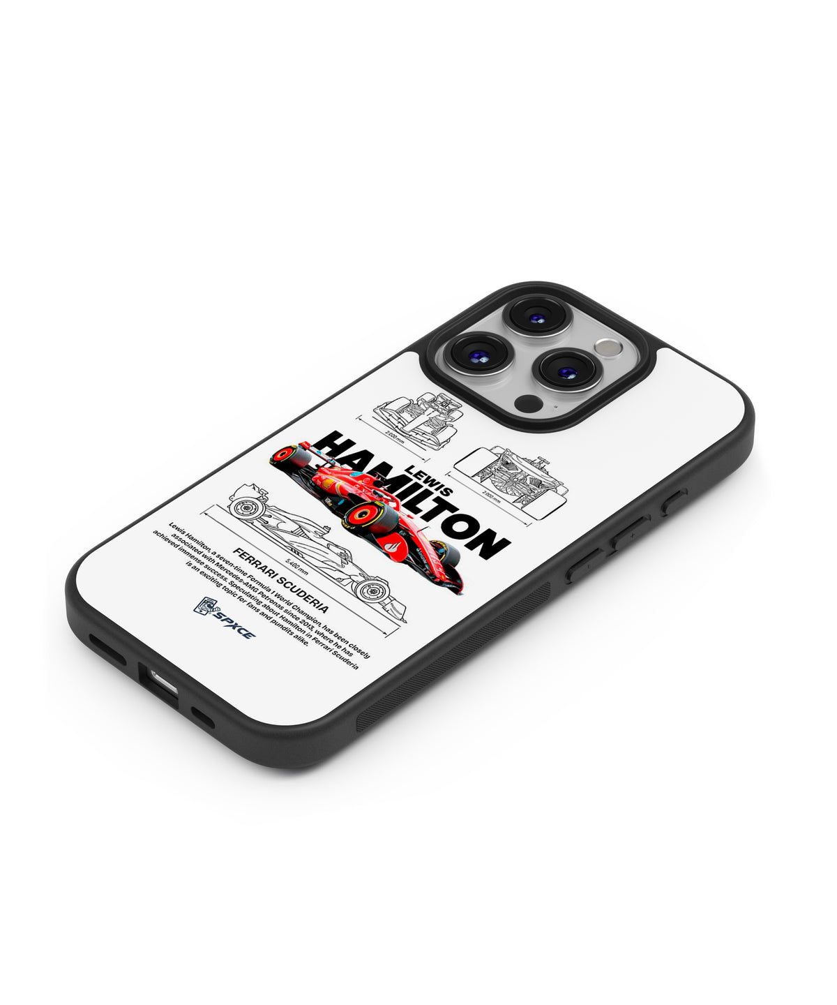 Funda Case "Lewis Hamilton Formula 1 Car Project"