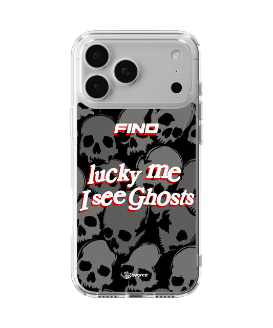 Funda Case Uso Rudo Fino x Faze Rug "Lucky Me I See Ghosts"
