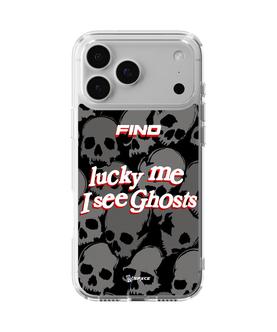 Funda Case Uso Rudo Fino x Faze Rug "Lucky Me I See Ghosts"