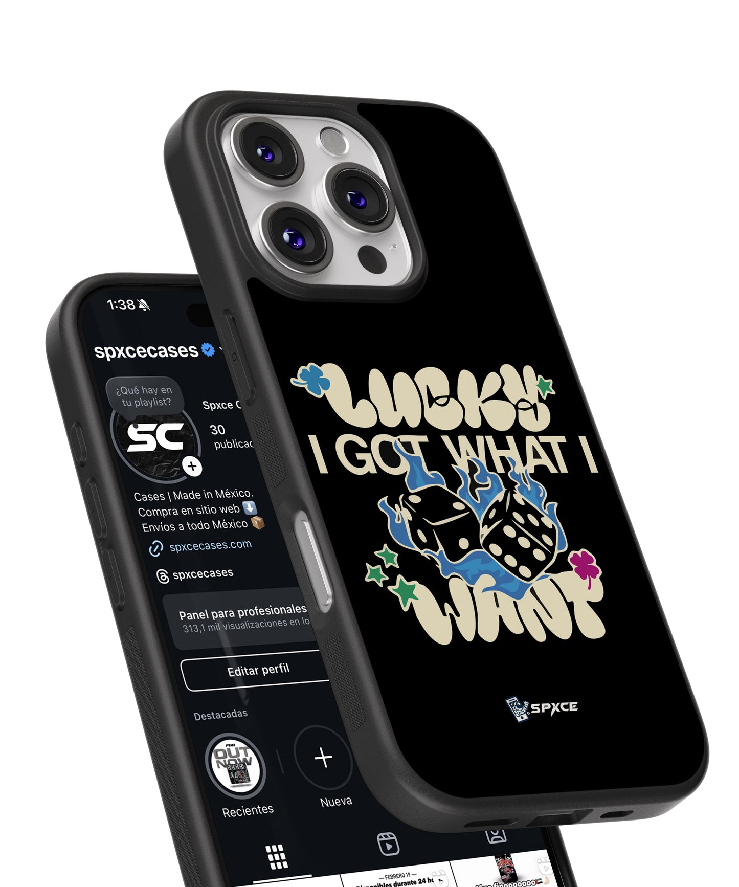 Funda Case Lucky Dados