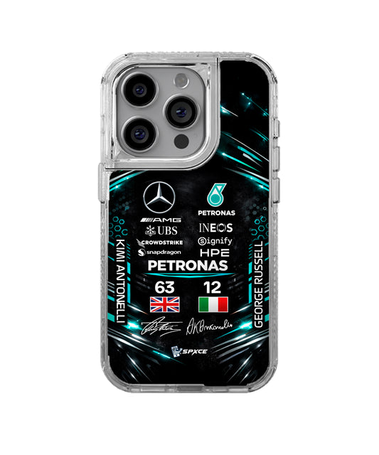 Funda Case Uso Rudo Team Mercedes Petronas 2026 F1