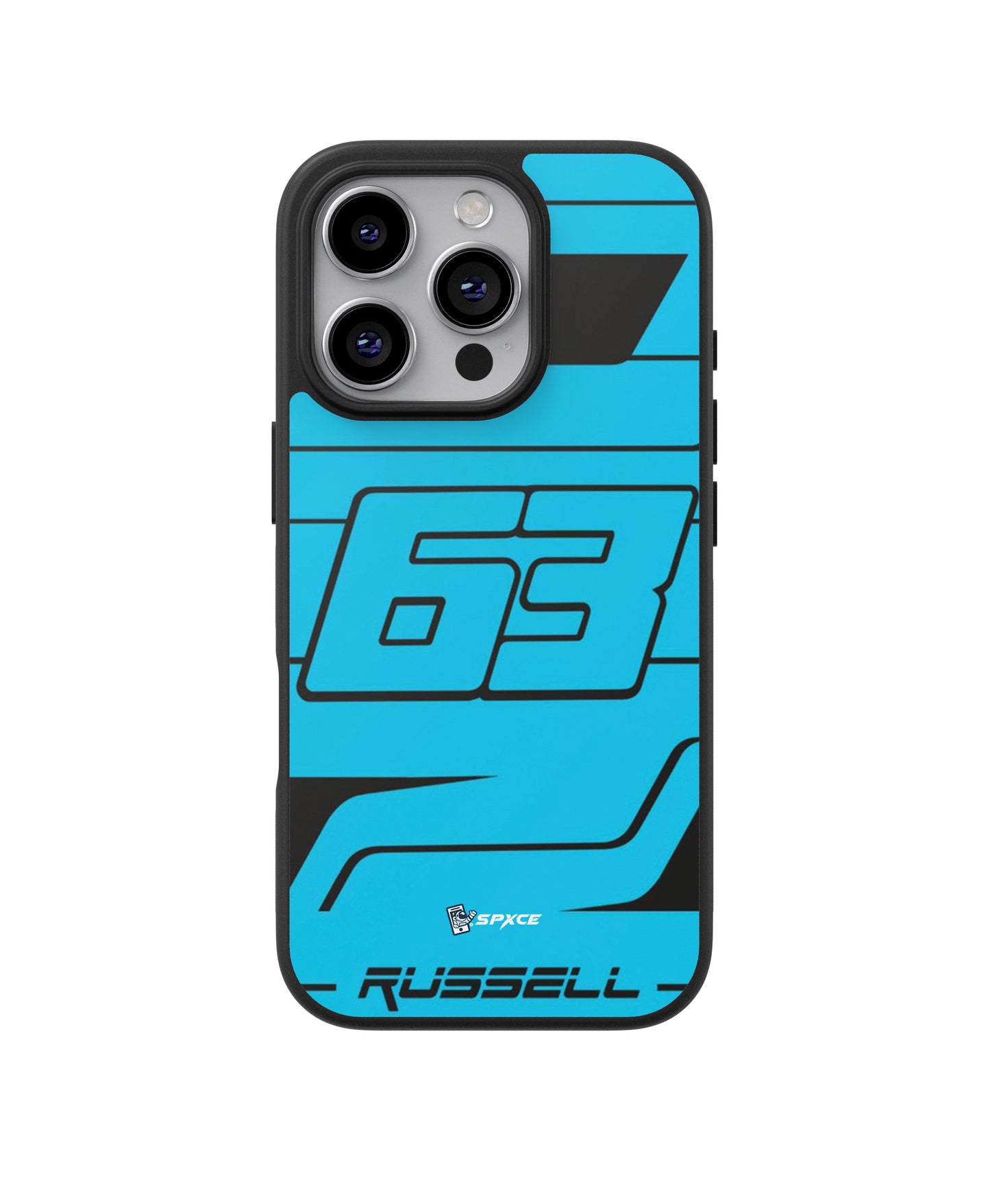 Funda Case Russell 63 Formula 1 Blue