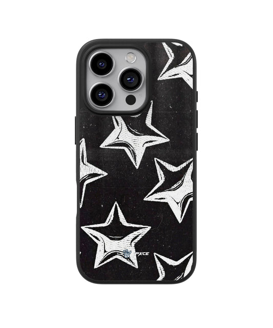 Funda Case Black Stars
