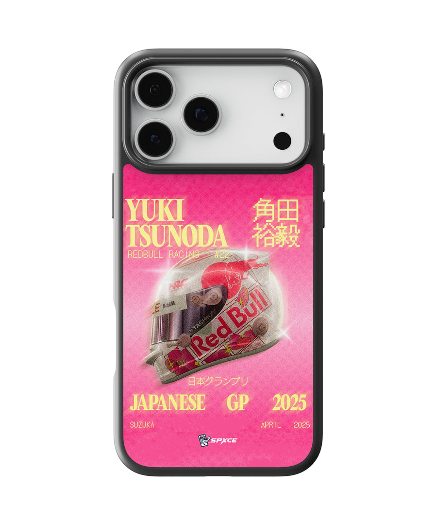 Funda Case Yuki Tsunoda "Helmet Pink"
