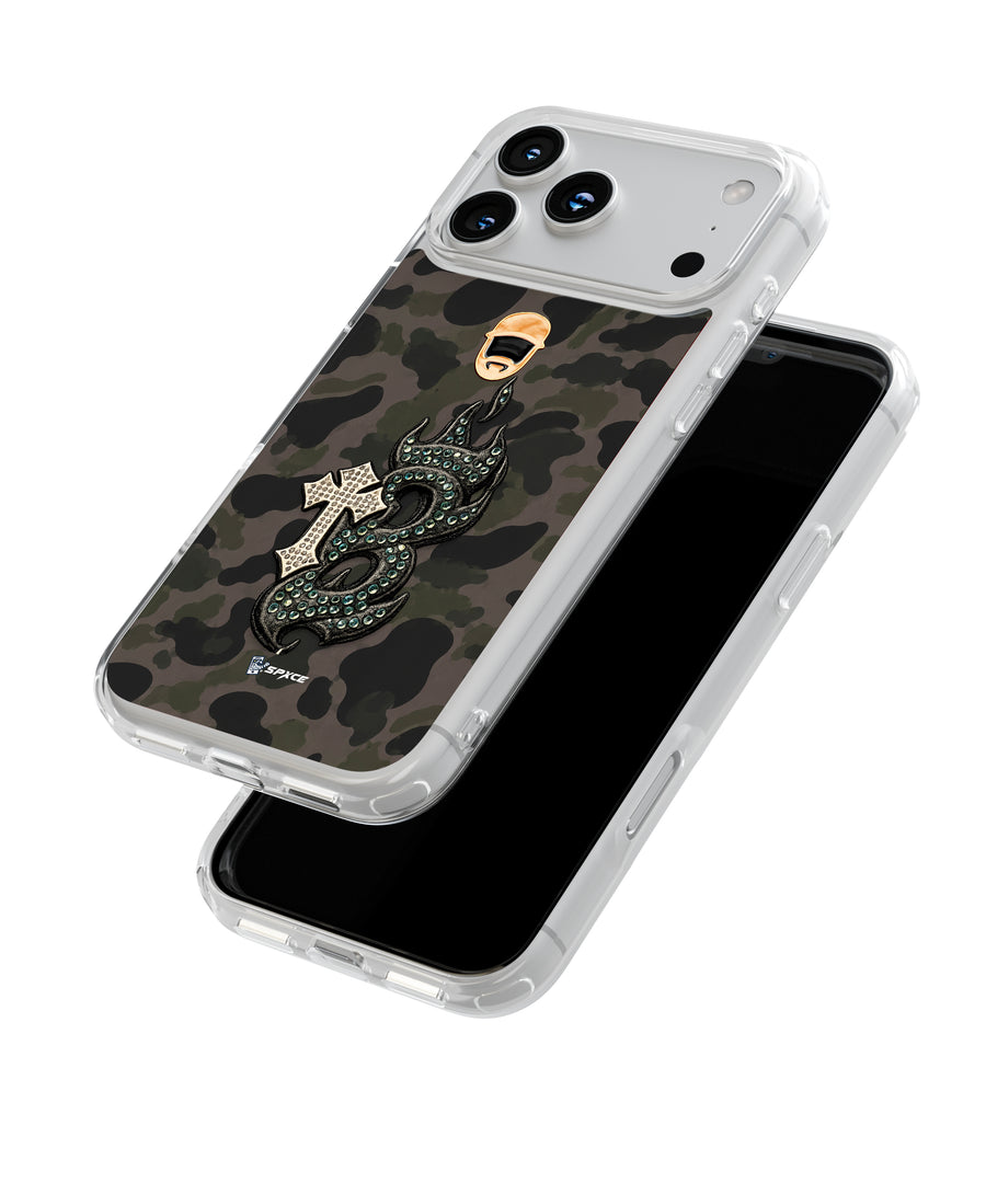 Funda Case Uso Rudo Barbas Hats "B Cross Cammo"